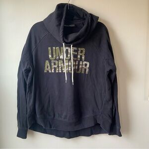 Under Armour Women's Black Cowl Neck Sweater